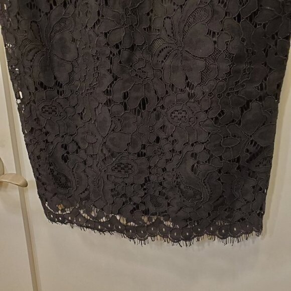 NEW Bardot Womens 6/S lace Dress Cutouts Splice Panel Sheath Fitted Cocktail - Picture 7 of 10